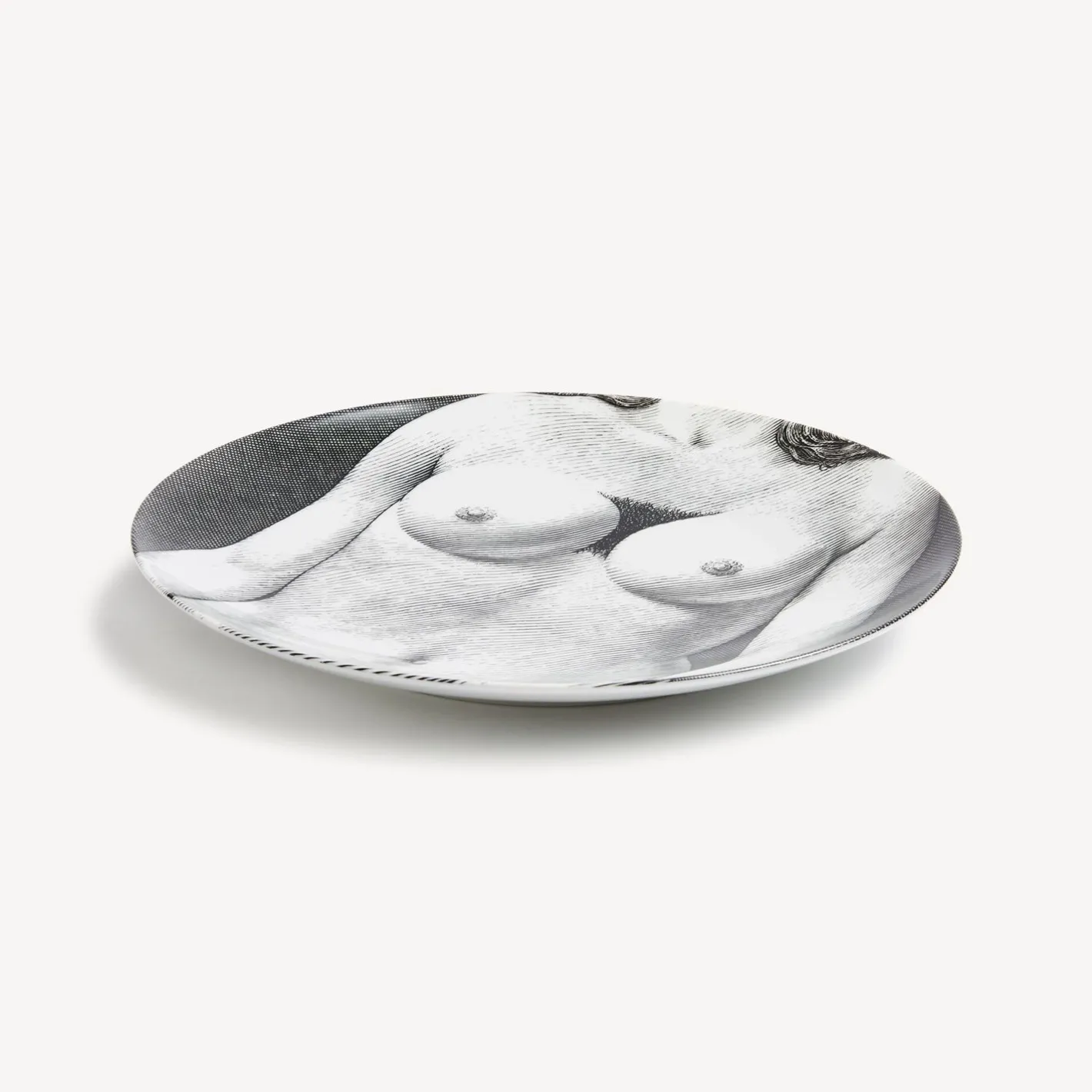 Fornasetti Disegni Anatomici^Piatto Da Muro Tema E Variazioni N.340 Bianco Nero