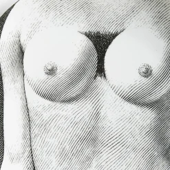 Fornasetti Disegni Anatomici^Piatto Da Muro Tema E Variazioni N.340 Bianco Nero