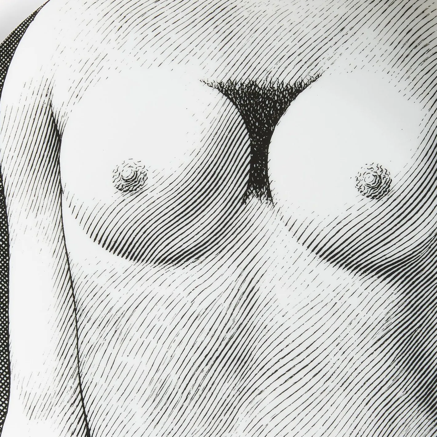 Fornasetti Disegni Anatomici^Piatto Da Muro Tema E Variazioni N.340 Bianco Nero