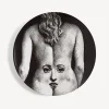 Fornasetti Disegni Anatomici^Piatto Da Muro Tema E Variazioni N.300 Bianco Nero