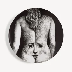 Fornasetti Disegni Anatomici^Piatto Da Muro Tema E Variazioni N.300 Bianco Nero