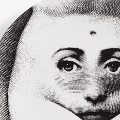 Fornasetti Disegni Anatomici^Piatto Da Muro Tema E Variazioni N.281 Bianco Nero