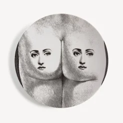 Fornasetti Disegni Anatomici^Piatto Da Muro Tema E Variazioni N.302 Bianco Nero
