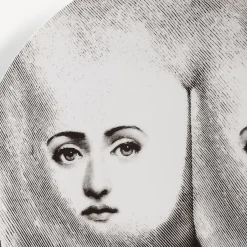 Fornasetti Disegni Anatomici^Piatto Da Muro Tema E Variazioni N.302 Bianco Nero