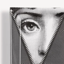 Fornasetti Piatti Decorativi^Piatto Tema E Variazioni N.401 Bianco Nero