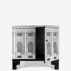 Fornasetti Armadietti^Piccola Madia Architettura Bianco Nero