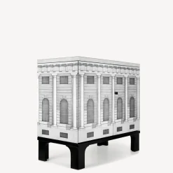 Fornasetti Armadietti^Piccola Madia Architettura Bianco Nero