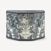 Fornasetti Armadietti^Piccolo Mobiletto Poliedrico Giardino Settecentesco Blu/Avorio
