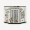 Fornasetti Armadietti^Piccolo Mobiletto Poliedrico Musciarabia Con Rose Multicolore