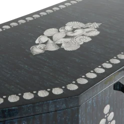 Fornasetti Armadietti^Piccolo Stipo Poliedrico Giro Di Conchiglie Argento/Blu