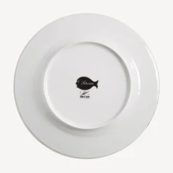 Fornasetti Piatti Decorativi^Placca Bordo Sirena N.6 Bianco/Nero/Oro