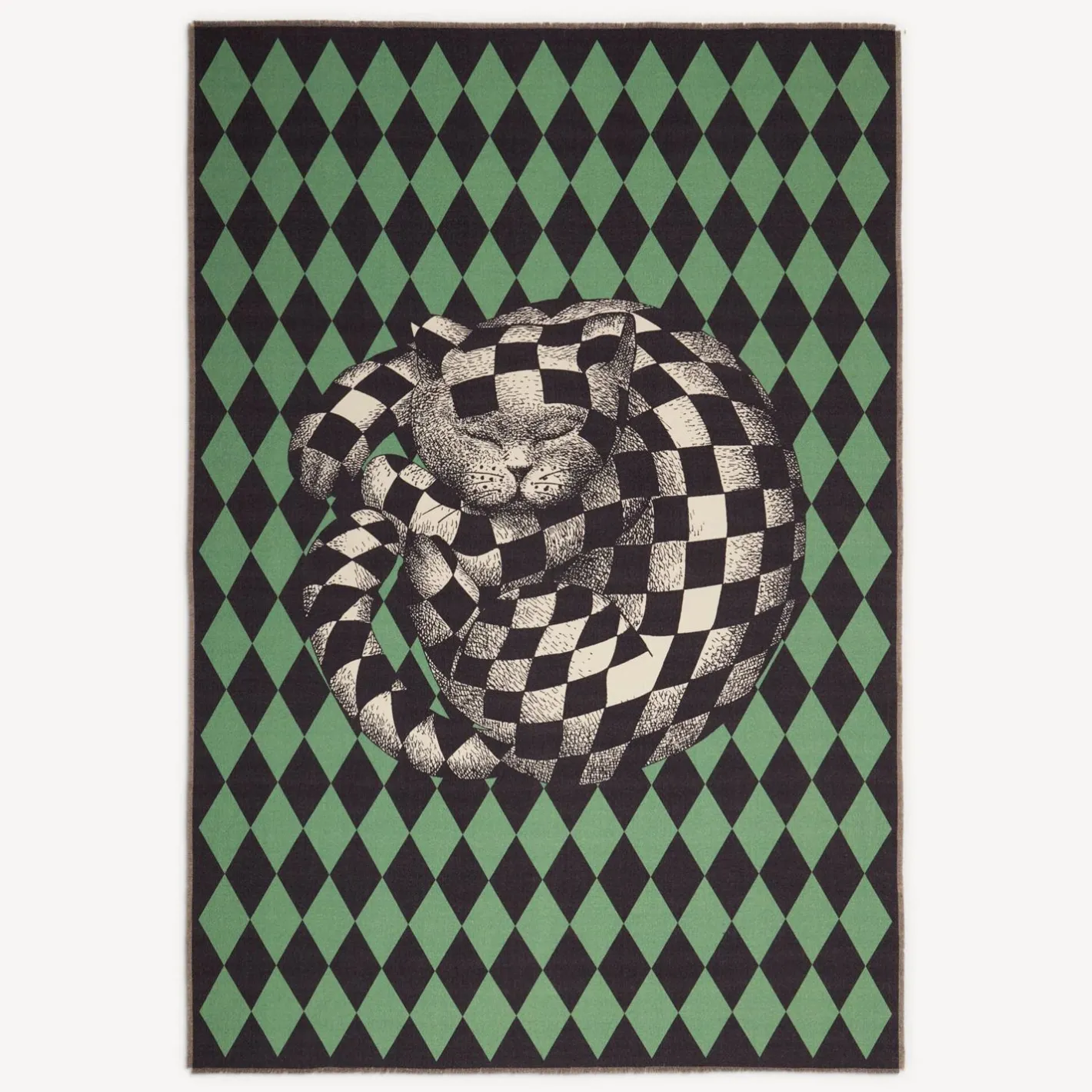 Fornasetti Plaid^Plaid Alta Fedelta Losanghe Multicolore