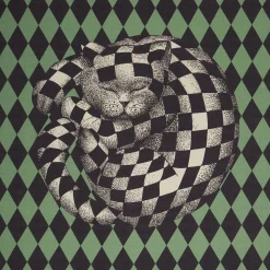 Fornasetti Plaid^Plaid Alta Fedelta Losanghe Multicolore