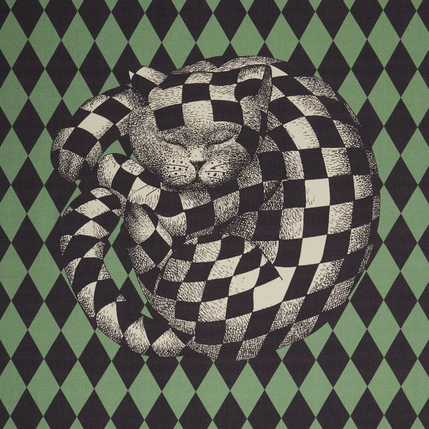 Fornasetti Plaid^Plaid Alta Fedelta Losanghe Multicolore