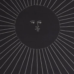 Fornasetti Plaid^Plaid Solitudine Bianco Nero