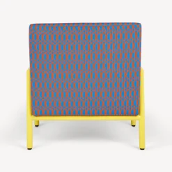Fornasetti Salotti^Poltroncina Da Esterno Losanghe Turchese/Arancio/Giallo