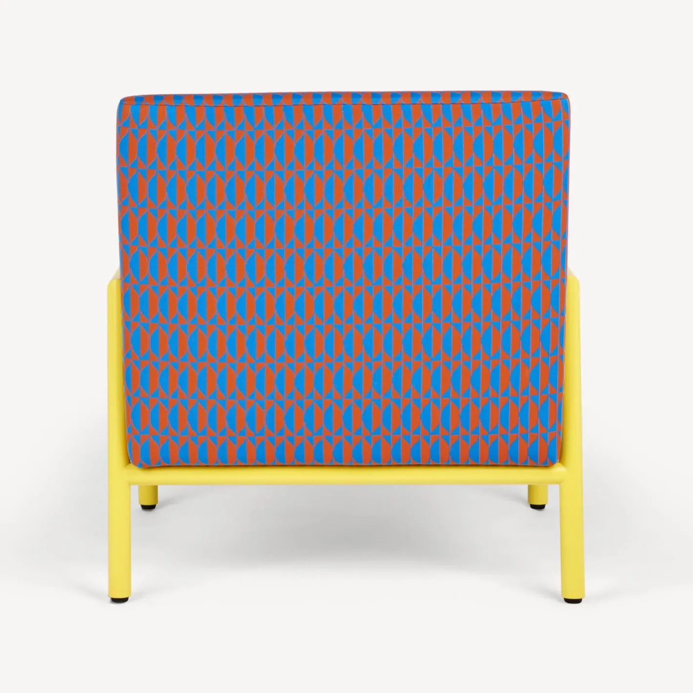Fornasetti Salotti^Poltroncina Da Esterno Losanghe Turchese/Arancio/Giallo