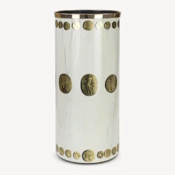 Fornasetti Portaombrelli^Portaombrelli Cammei Oro/Avorio