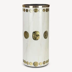 Fornasetti Portaombrelli^Portaombrelli Cammei Oro/Avorio