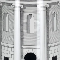 Fornasetti Portaombrelli^Portaombrelli Casa Con Colonne Bianco/Nero/Oro
