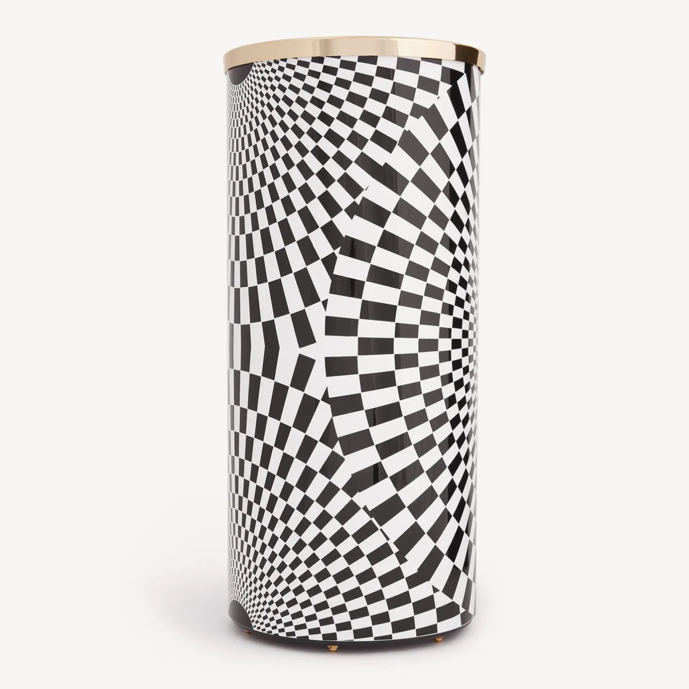 Fornasetti Portaombrelli^Portaombrelli Egocentrismo Bianco Nero