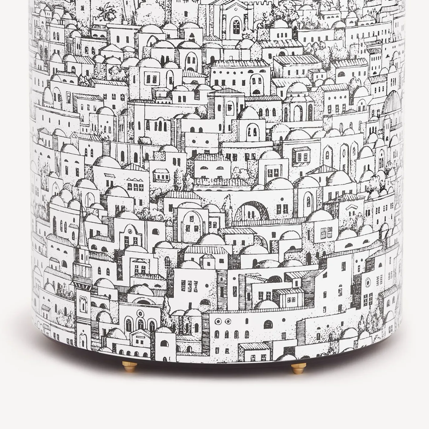 Fornasetti Portaombrelli^Portaombrelli Gerusalemme Bianco Nero
