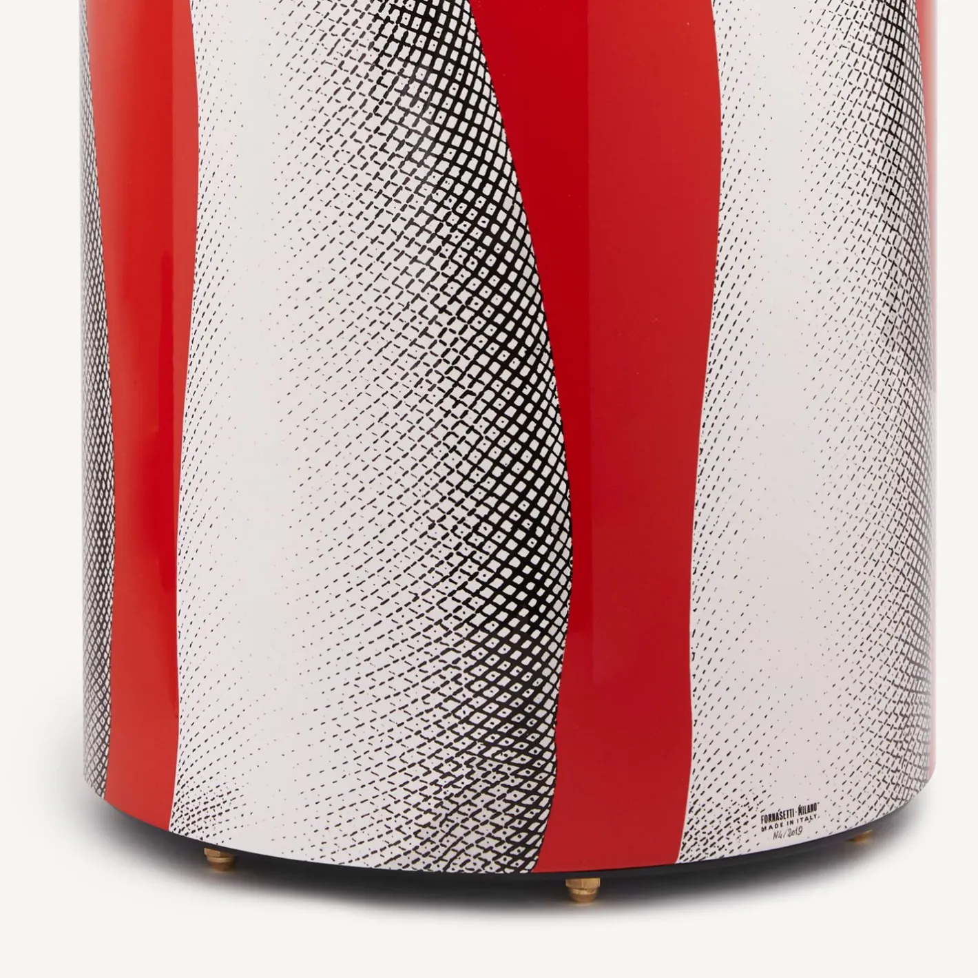 Fornasetti Portaombrelli^Portaombrelli Mani Bianco/Nero/Rosso