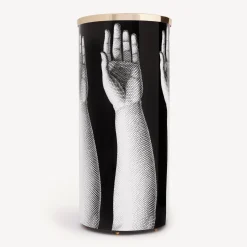 Fornasetti Portaombrelli^Portaombrelli Mani Bianco Nero