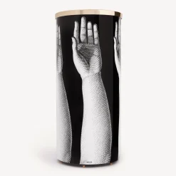 Fornasetti Portaombrelli^Portaombrelli Mani Bianco Nero