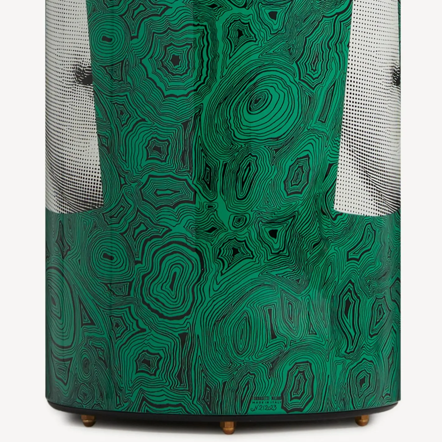 Fornasetti Portaombrelli^Portaombrelli Serratura Su Malachite Verde/Bianco/Nero