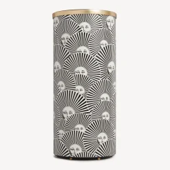 Fornasetti Portaombrelli^Portaombrelli Soli A Ventaglio Bianco Nero