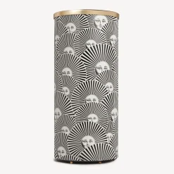 Fornasetti Portaombrelli^Portaombrelli Soli A Ventaglio Bianco Nero