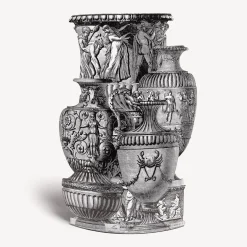 Fornasetti Portaombrelli^Portaombrelli Trompe L'Oeil Vasi Antichi Bianco Nero