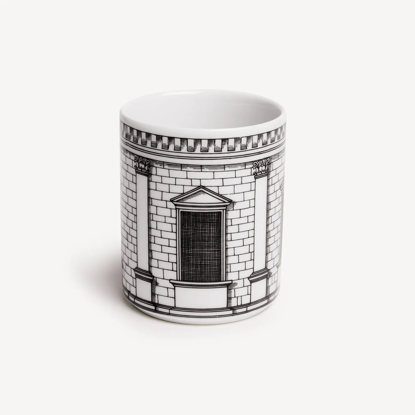 Fornasetti Piccoli Contenitori^Portapenne Architettura Bianco Nero