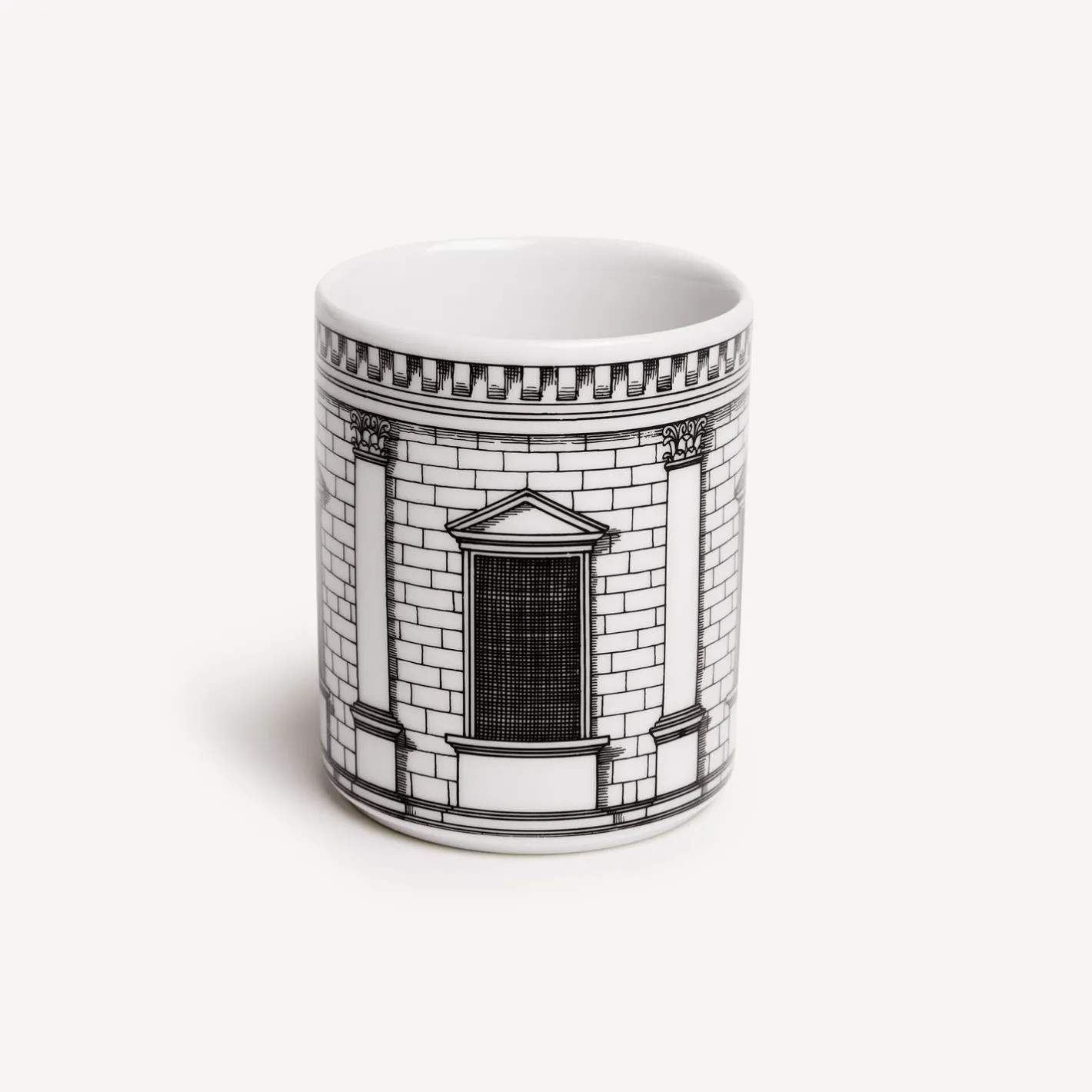 Fornasetti Piccoli Contenitori^Portapenne Architettura Bianco Nero