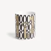 Fornasetti Piccoli Contenitori^Portapenne Chiavi E Losanghe Bianco/Nero/Oro