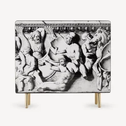 Fornasetti Portariviste^Portariviste Bassorilievo Bianco Nero