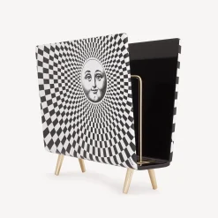 Fornasetti Portariviste^Portariviste Solecentrismo Bianco Nero