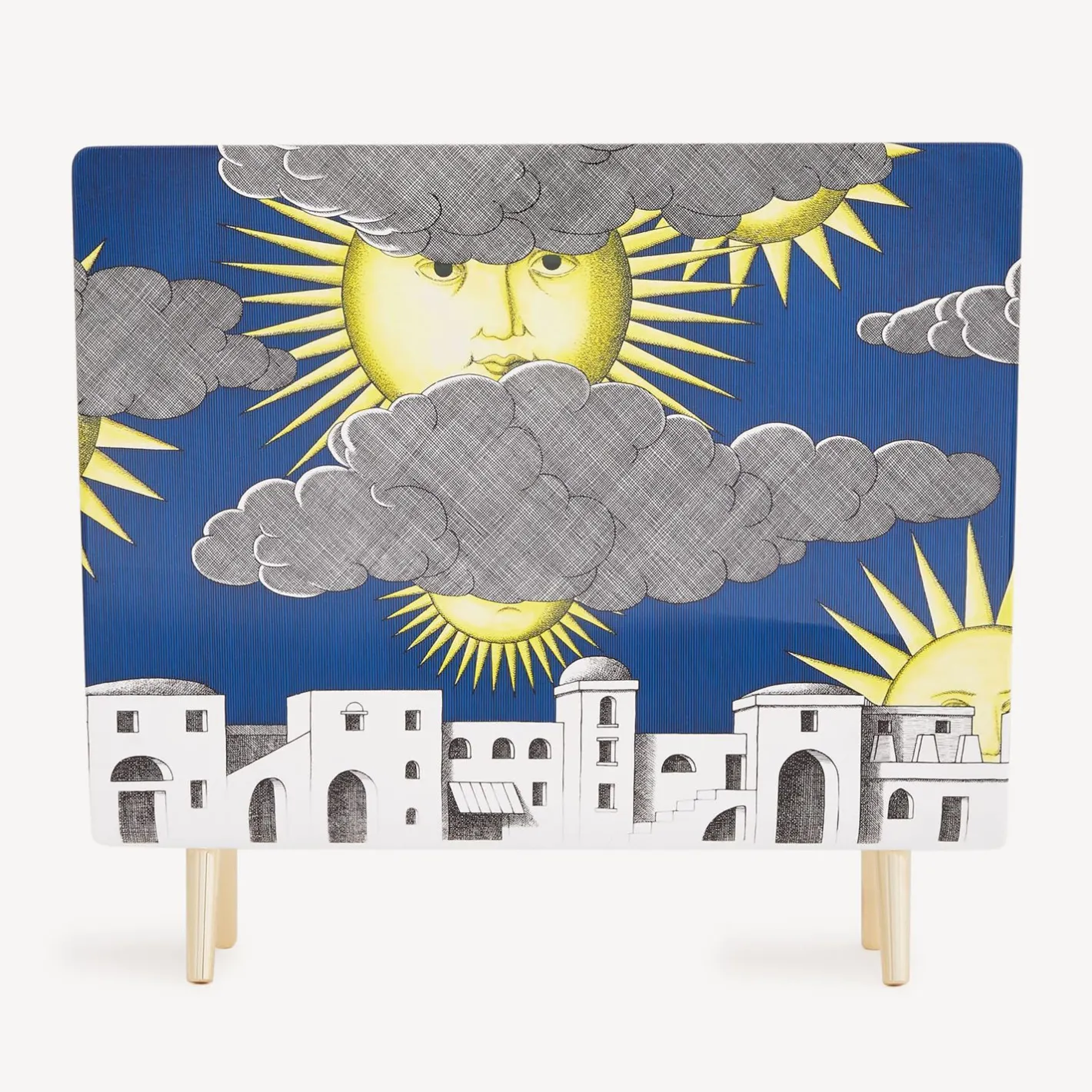 Fornasetti Portariviste^Portariviste Sole Di Capri Multicolore