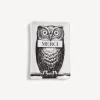 Fornasetti Posacenere Di Design^Posacenere Civetta Bianco Nero
