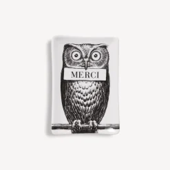 Fornasetti Posacenere Di Design^Posacenere Civetta Bianco Nero