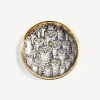 Fornasetti Posacenere Di Design^Posacenere Congresso Di Civette Bianco/Nero/Oro