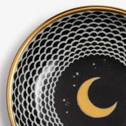 Fornasetti Posacenere Di Design^Posacenere Lunocentrica Bianco/Nero/Oro