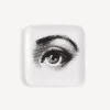 Fornasetti Posacenere Di Design^Posacenere Occhio Bianco Nero