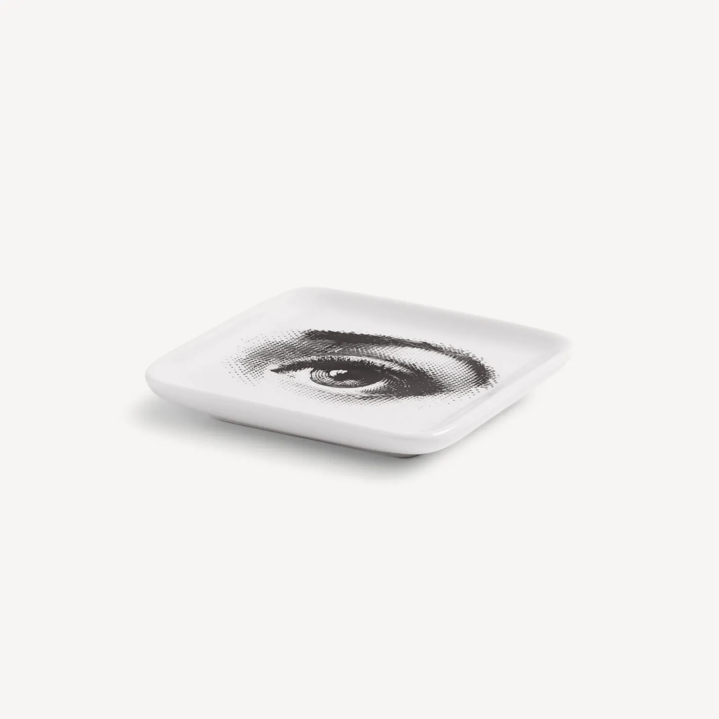 Fornasetti Posacenere Di Design^Posacenere Occhio Bianco Nero