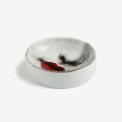 Fornasetti Posacenere Di Design^Posacenere Red Lips - Tema E Variazioni N.397 Bianco/Nero/Rosso