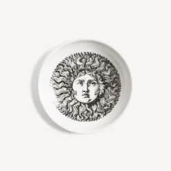 Fornasetti Posacenere Di Design^Posacenere Re Sole Bianco Nero