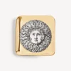 Fornasetti Posacenere Di Design^Posacenere Re Sole Bianco/Nero/Oro