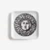 Fornasetti Posacenere Di Design^Posacenere Re Sole Bianco Nero