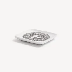 Fornasetti Posacenere Di Design^Posacenere Re Sole Bianco Nero